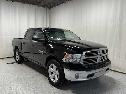 2022 Ram 1500 Classic SLT 4x4 Crew Cab 5'7" Box in Black for sale at Park Mazda in Sherwood Park, AB