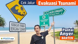 Download lagu PANTAI ANYER SIAGA TSUNAMI‼️ Cek Jalur Evakuasi Mitigasi Bencana Sebelum Berwisata mp3