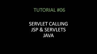 Download the video "#06 JSP and Servlets | Servlet Calling | Web Technology Java"