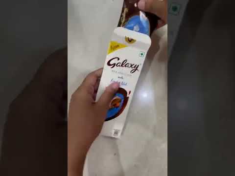 Galaxy Milk Chocolate with Fruit & Nut #unboxing