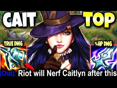 Riot Will Nerf Caitlyn after this Game 🎯 Caitlyn with our On-Hit Build will kill 4 Hits ANY TARGET 🎯