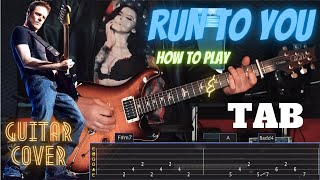 Run To You - Guitar Cover Tab Lesson How To Play Bryan Adams