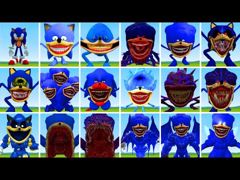 NEW EVOLUTION OF SONIC TAPES FAMILY WILL AMAZE YOU WITH THEIR POWER IN GARRY'S MOD!