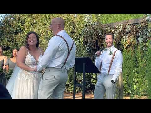 Funny Wedding Officiant Speech - THE ALEX  COMEDY SPECIAL ft.  Lauren and Tim’s Wedding