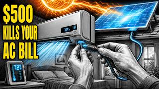 This $500 Solar AC Cools Any Home 25°F FOREVER (Science Explained)