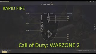 How to get RAPID FIRE on MOUSE w AIM ASSIST in WARZONE 2. reWASD