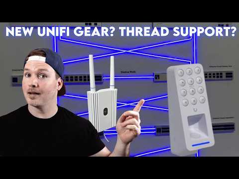 UniFi Enterprise Core, SuperLink HA, Retro Fingerprint reader, Thread Support?