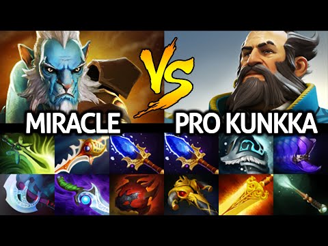 MIRACLE Phantom Lancer Rapier Against Master Kunkka Counterpick 7.26 Dota 2