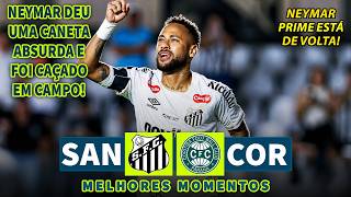 NEYMAR DEU UMA CANETA ABSURDA | Santos x Coritiba | Melhores Momentos | 22/04/2026