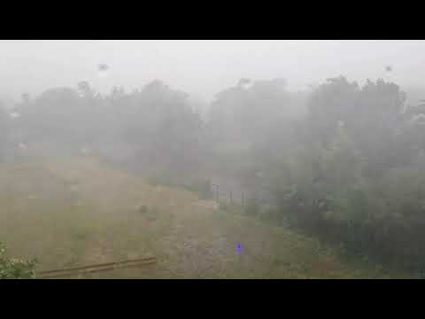 Heftiger Gewittersturm in Essen/NRW, 09.07.2023