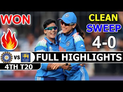India Vs Sri Lanka Full Highlights 4th T20 Match 2025 | Ind Vs SL Highlights