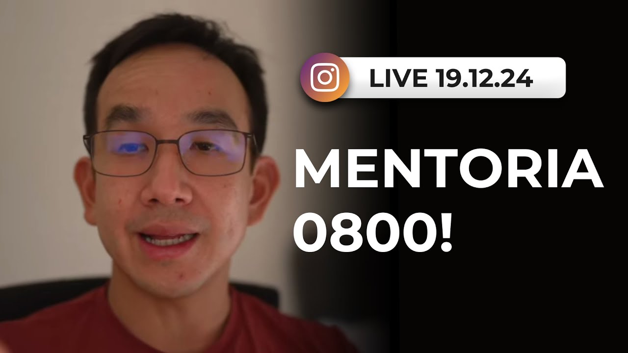Live - 19.12.2024 - Mentoria 0800!