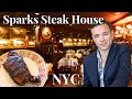 Eating at Sparks Steak House. Best Steak in NYC at a Former Mob Spot?