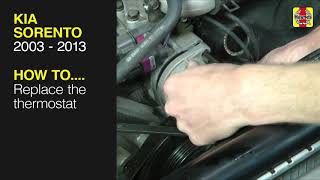 Kia Sorento (2003 - 2013) - Replace the thermostat