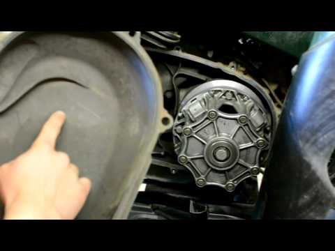 Kawasaki Brute Force STM clutch housing mod and secondary install