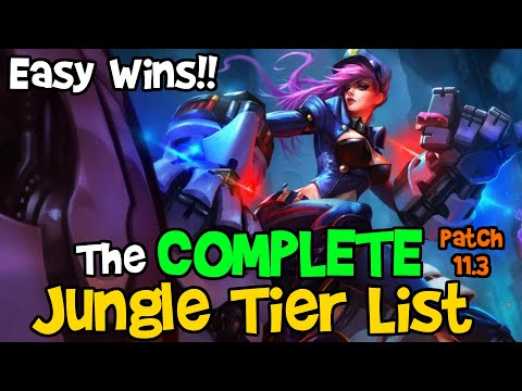 The BEST Jungle Tier List for Season 11 Patch 11.3!
