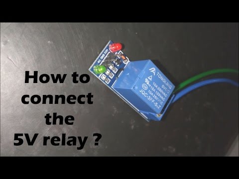 How to connect the 5v relay?