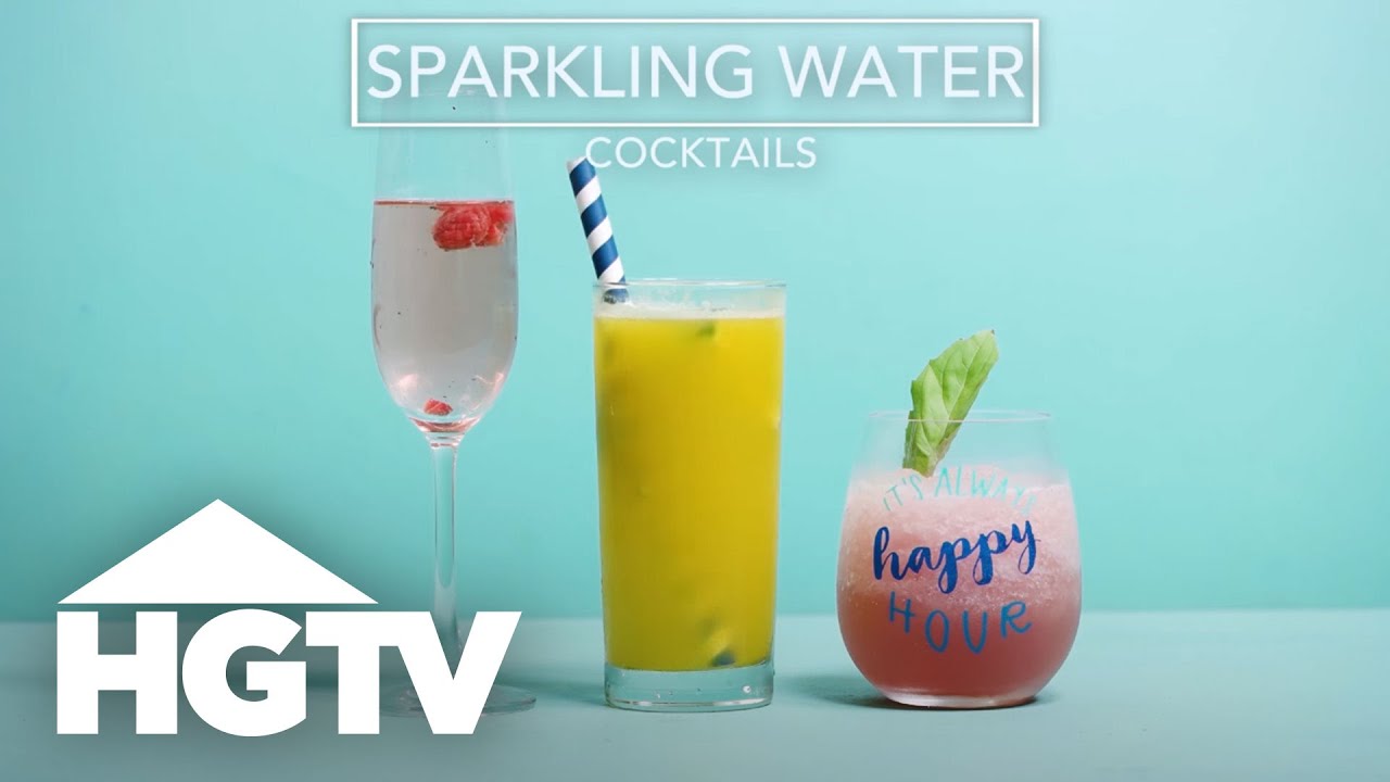 3 Sparkling Water Cocktails | HGTV