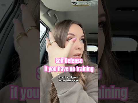 Self defense for women with NO TRAINING #selfdefenseforwomen #selfdefense