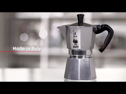 Kavinukas Bialetti Moka Express 60 ml, sidabro spalvos video