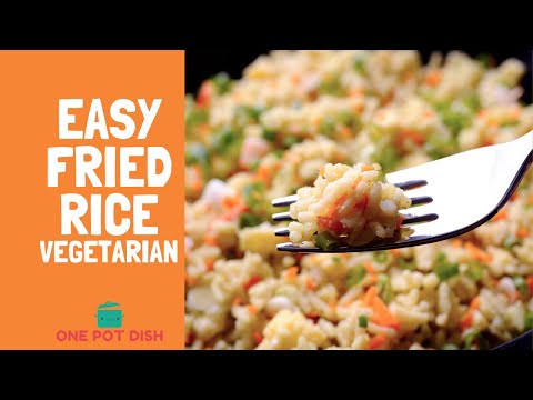Easy Fried Rice - Nasi Goreng Vegetarian - By Indonesian Chef - ROSE