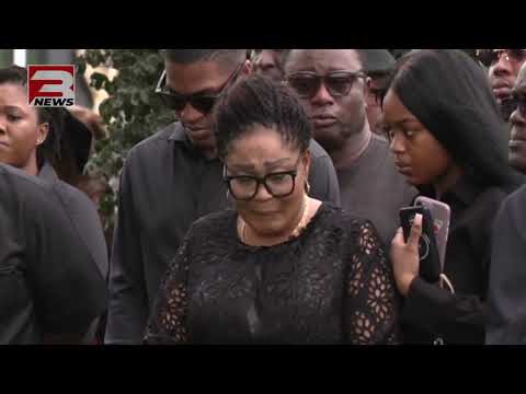First Lady Lordina Mahama pays respects at Ceremonial Garden for 8 victims of helicopter crash
