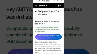 Download lagu TCS BGC Verification Completed | TCS Smart & Ignite Hiring 2025 #tcs #placement mp3