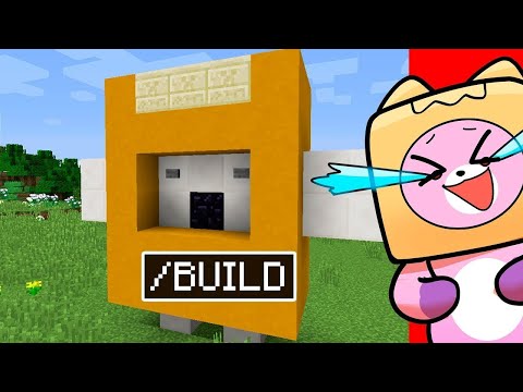 LankyBox World - FUNNIEST MINECRAFT BUILDS EVER?! (FOXY & BOXY CRAZIEST VIDEOS)