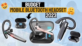 Best Budget Mobile Bluetooth Headset In 2023 | Best Single Ear Wireless Headset With Mic