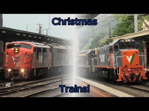 A Heritage Christmas! | 707 Operations and Steamrail Victoria Christmas Trains | 4K