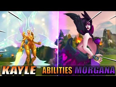 KAYLE & MORGANA REWORK Gameplay & New Abilities - League of Legends