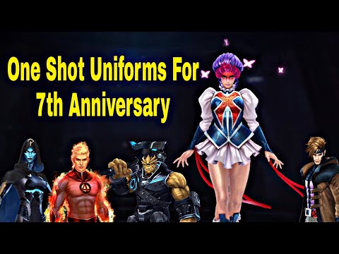 7th Anniversary Uniforms Guide For One Shot 2022 - Marvel Future Fight