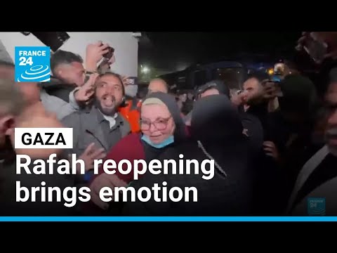 Rafah reopening brings emotional reunions but little relief • FRANCE 24 English