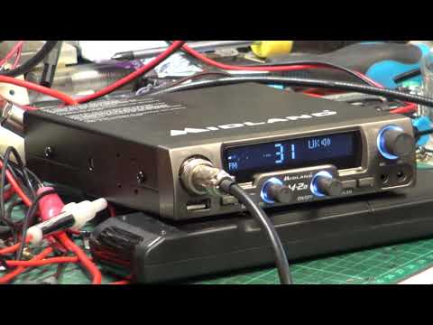 Midland M20 UK CE MultiNorm CB radio (mobile) - On The Air test