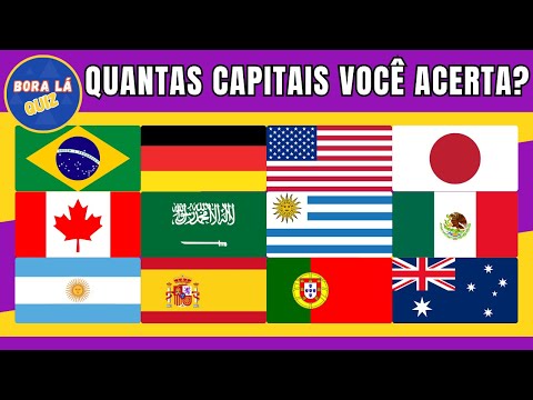 Quantas capitais de países você acerta? 🌎 30 Países!