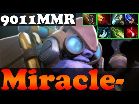 Dota 2 - Miracle- TOP 1 MMR IN THE WORLD 9011MMR Plays Tinker - Full Game - Ranked Match