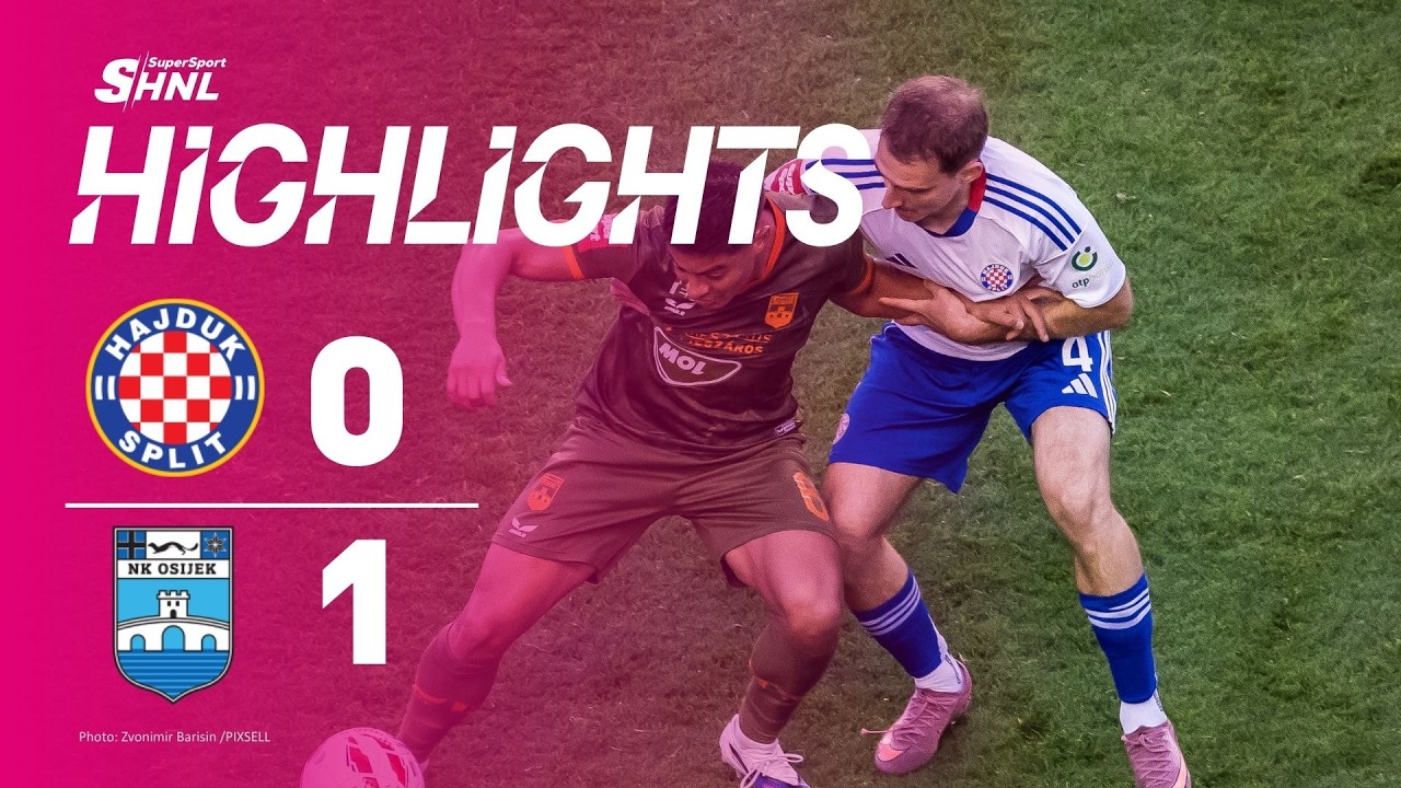 HNK Hajduk Split vs NK Osijek Highlights