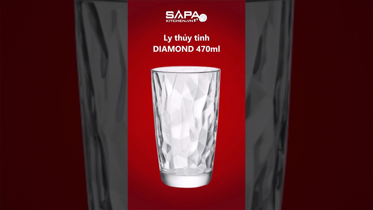 Ly thủy tinh Diamond 47cl
