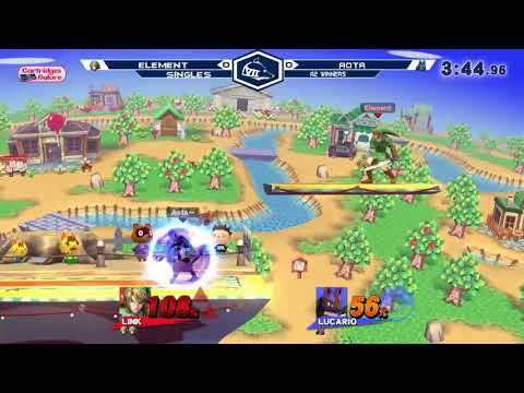 Smash Valley VII Wii U Singles - Element (Link) vs Aota (Lucario) - Pools Winners