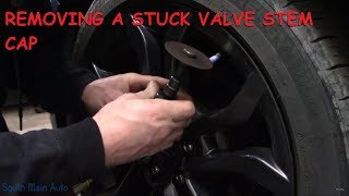 How To Remove A Stuck Corroded Valve Stem Cap