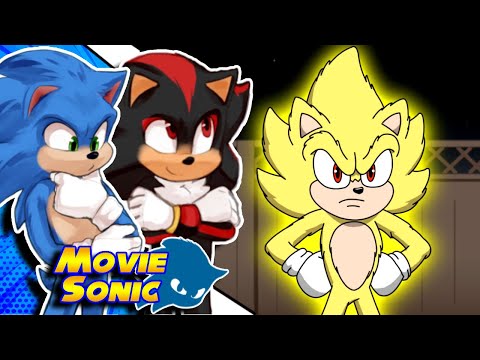 Movie Sonic and Movie Shadow React to Sonic the Hedgehog 2 Animation - MOVIE SHENANIGANS!!!
