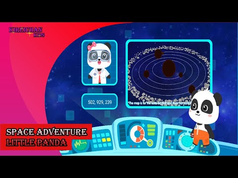 Space Adventure 4K | Little Panda | Kids Games