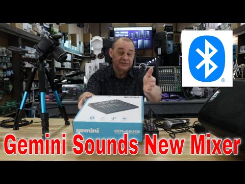 Обзор микшерного пульта Gemini GEM-08USB
