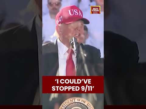 Trump says He could've stopped 9/11 #indiatoday #trump #president #attack #911