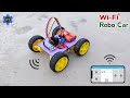 Wi Fi Control Robot Car How To Make Mobile Control Car Using ESP 8266
