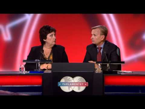 Johan Ulveson och Babben Larsson vill få bort jordnötterna från flyg - Parlamentet (TV4)