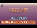 Yellow - Karaoke (Coldplay | Lower Key)