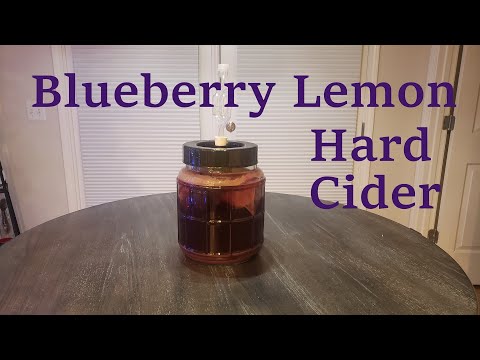Blueberry Lemonade Hard Cider