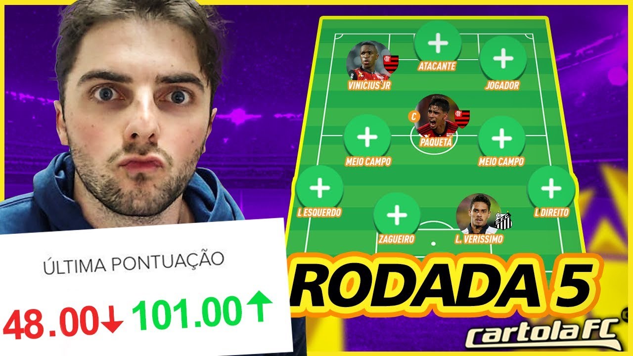 ESCALAÇÃO E DICAS #5 RODADA | CARTOLA FC