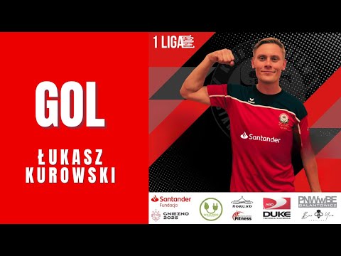 Łukasz Kurowski gol, Start Gniezno - MKS Środa Wielkopolska I Liga